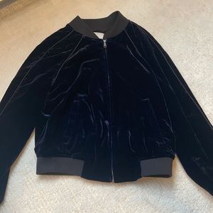 Joie velvet bomber jacket